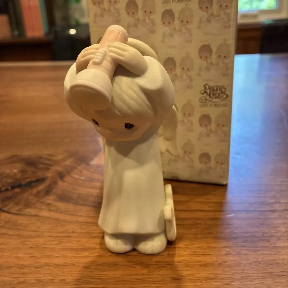 Precious Moments Nativity The Heavenly Light Vtg 1981 w/ Box #E-5637 EXCELLENT!!